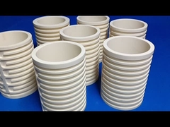 Tubes en céramique d'alumine, tubes en céramique filetée d'alumine